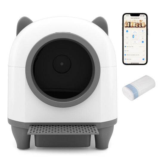 Self-Cleaning Litter Box for Multi-Cat & Senior Cats Home