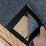 The Large Cat Running Wheel Is Suitable For Indoor Cats, Sturdy, Quiet And Lightweight, With Natural Wood Color