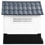 Dog House Grey 22.4x26.8x26.0" Polypropylene