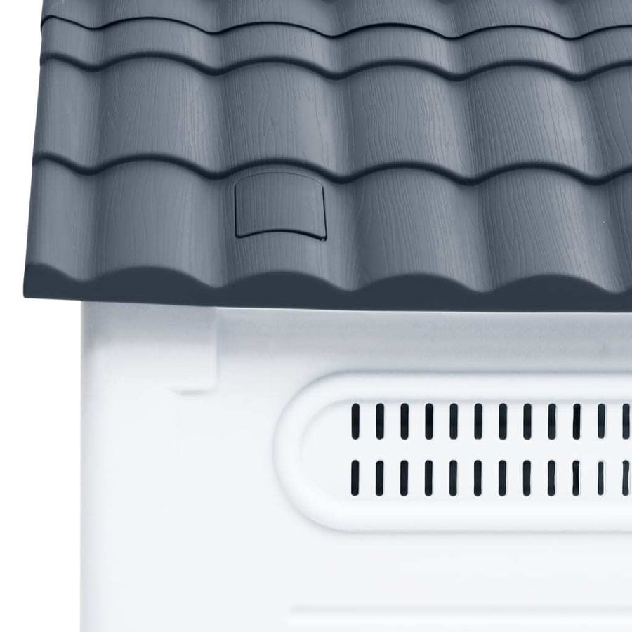 Dog House Grey 22.4x26.8x26.0" Polypropylene