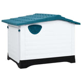 Dog House Blue 35.6"x26.8"x26" Polypropylene