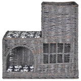 Cat House Grey Willow Polyester Medium Lightweight Tree