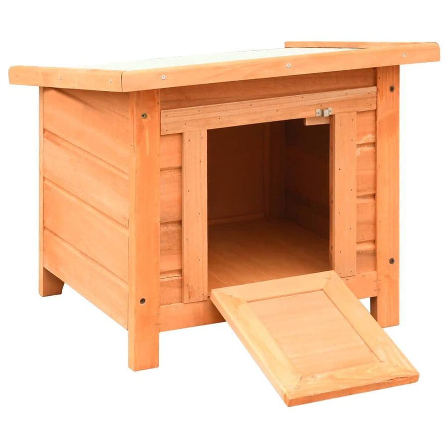 Solid Pine & Fir Wood Cat House