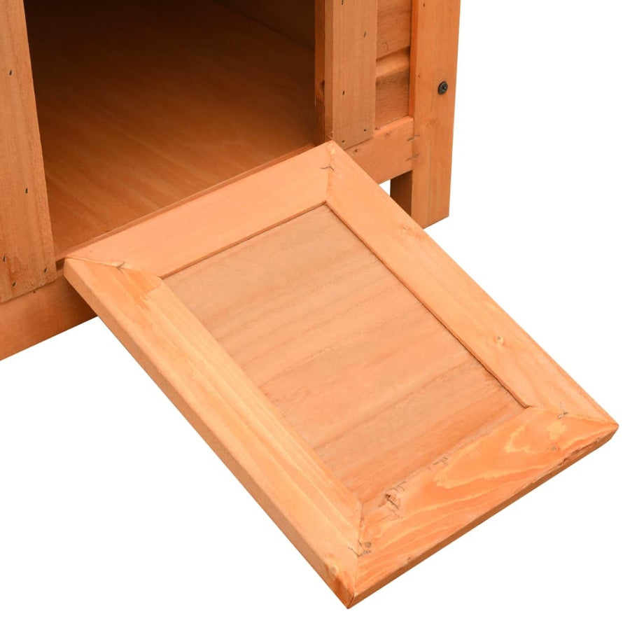 Solid Pine & Fir Wood Cat House