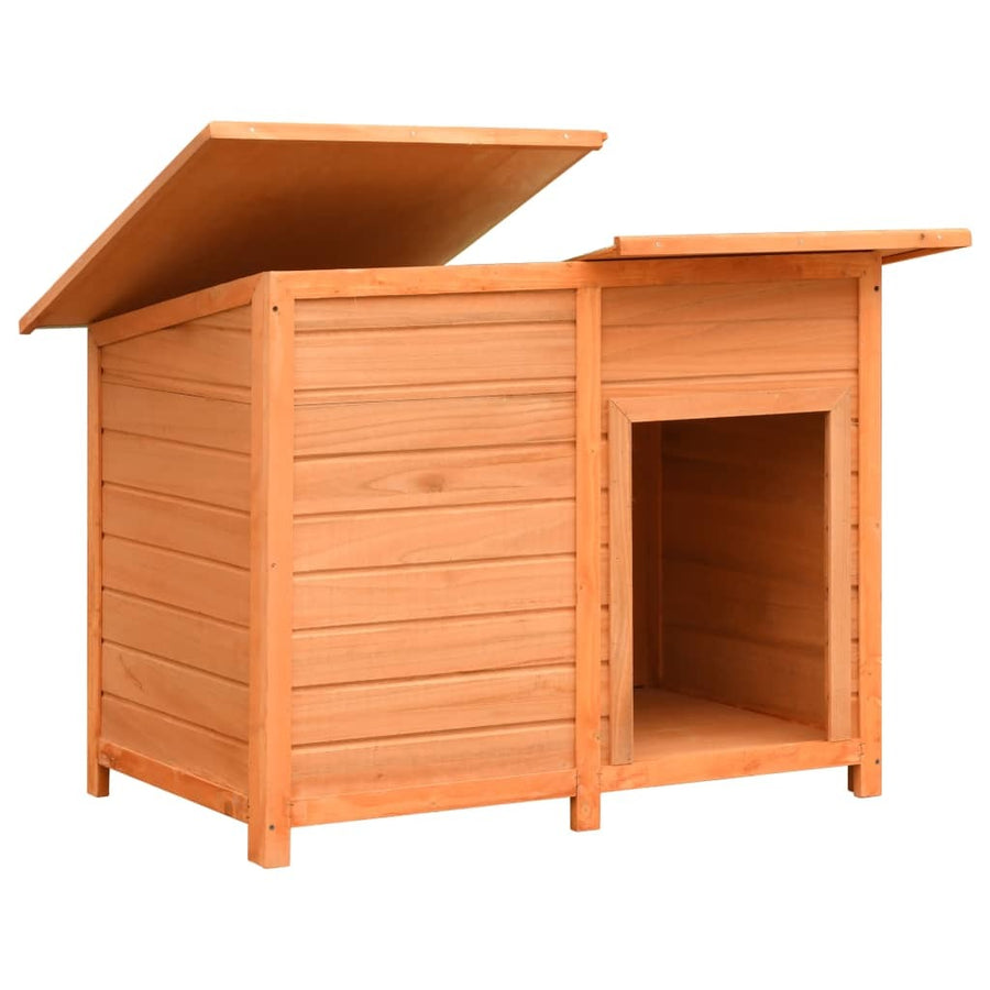 Dog Cage Solid Pine & Fir Wood 47.2"x30.3"x33.9