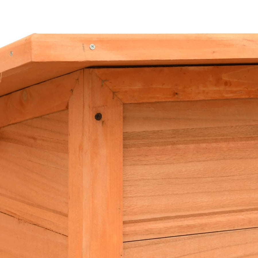 Dog Cage Solid Pine & Fir Wood 47.2"x30.3"x33.9