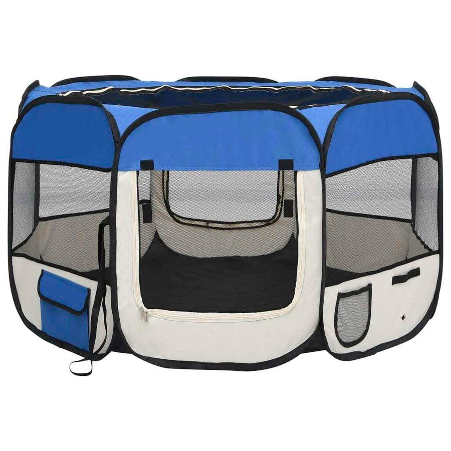 Foldable Dog Playpen with Carry Bag