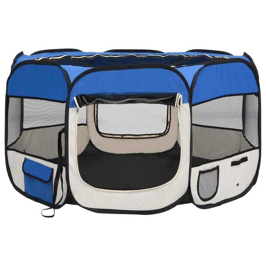 Foldable Dog Playpen with Carry Bag