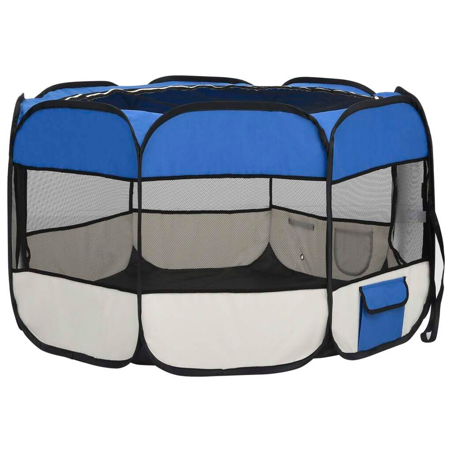 Foldable Dog Playpen with Carry Bag