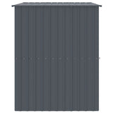 Dog House with Roof Anthracite 84.3"x60.2"x71.3" Galvanized Steel