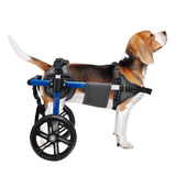 Virbraroo Dog Wheelchair for Back Legs with Upgraded All-Terrain Tires & Durable BearingsAdjustable Dog Wheelchair for 11.8"-17.7" Lenght22-35 lbs Disabled or Injured Small Dogs
