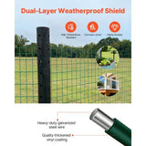 Farm Fence, 39 x 984 in, 2 x 4 in Mesh 2.1mm Galvanized Steel Wire