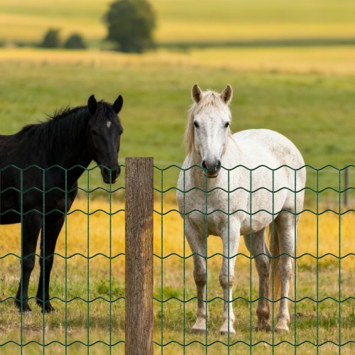 Farm Fence, 39 x 984 in, 2 x 4 in Mesh 2.1mm Galvanized Steel Wire