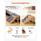 Wood Pet Stairs 3-Step Dog High Beds Sofa