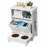 Pet Feeding Station for Small Dogs – Tilt-Out Storage