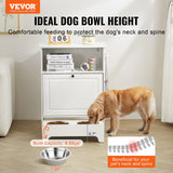 Pet Feeding Station for Small Dogs – Tilt-Out Storage