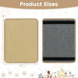 16 x 12 Inch 6-Piece Cat Scratcher Mat Set - Size: 12 inches
