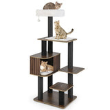 Multi-Level Cat Tree for Indoor Cat 59.5 Inch Tall Cat Tower