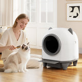 Self-Cleaning Litter Box for Multi-Cat & Senior Cats Home