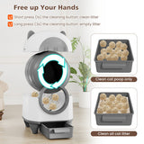 Self-Cleaning Litter Box for Multi-Cat & Senior Cats Home