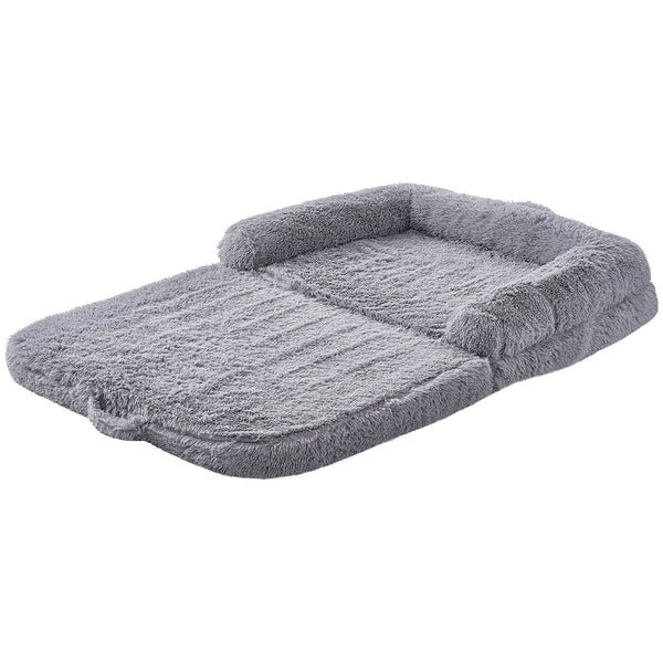 Human Dog Bed Giant Adults Pets Size Washable – Grey