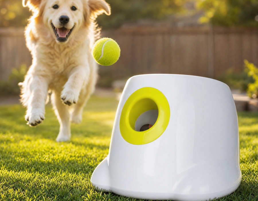 Automatic Interactive Dog Ball Launcher