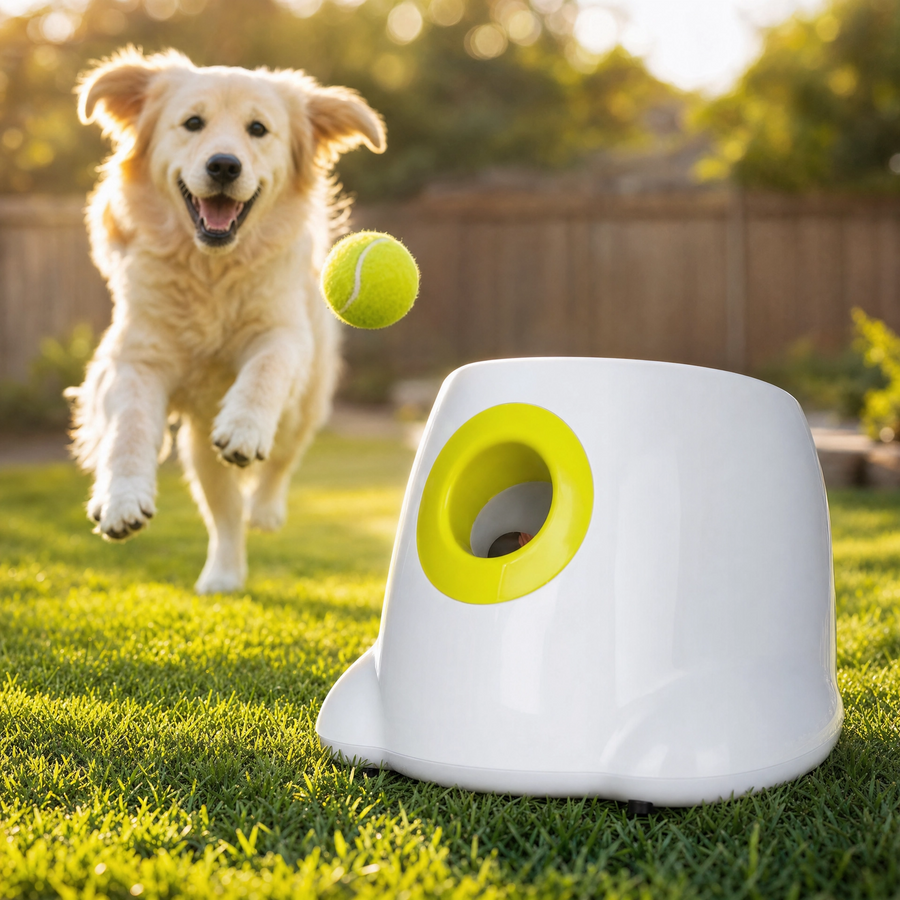 Automatic Interactive Dog Ball Launcher